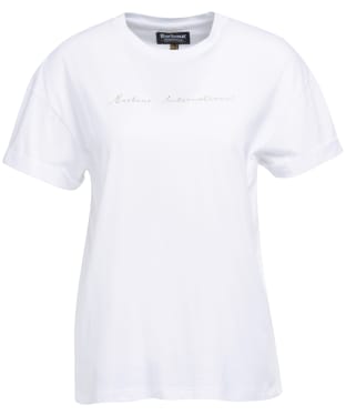 Women's Barbour International Supra T-Shirt - White