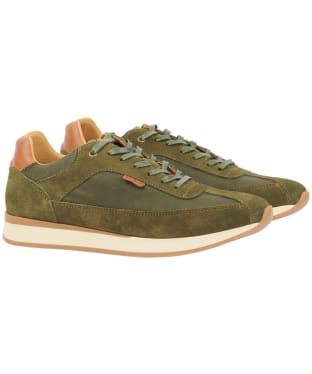 Men's Barbour Isaac Trainers - Olive