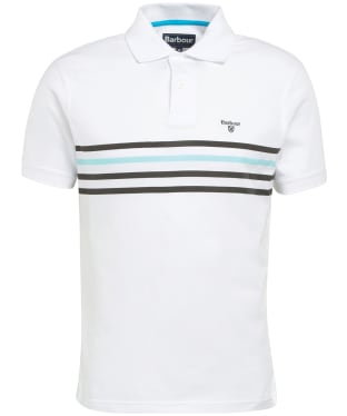 Men's Barbour Silsden Polo Shirt - White
