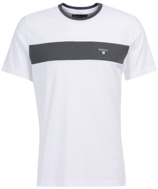 Men’s Barbour Seaford Panel Tee - White