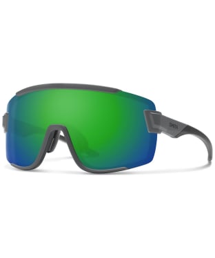 Smith Wildcat Sunglasses – Matte Cement – ChromaPop Green - Matte Cement / ChromaPop Green