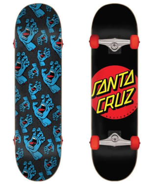 Santa Cruz Classic Dot Super Micro Complete Skateboard - Black