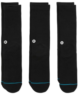 Stance Icon Crew Socks – 3 Pack - Black