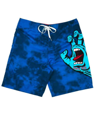 Men’s Santa Cruz Screaming Hand Board Shorts - Royal Cloud Dye