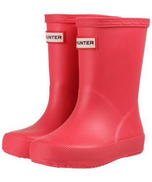 Kids Hunter Original First Classic Wellington Boot - Bright Pink