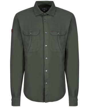 Men’s Amundsen Cotton Flannel Long Sleeve Shirt - Olive