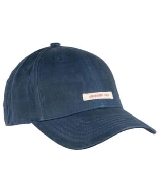 Amundsen Waxed Cotton Cap - Faded Navy / Patch
