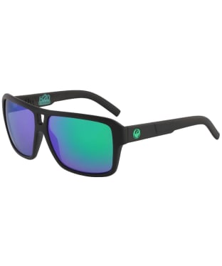 Dragon The Jam Sunglasses – Matte Black H2O – Polarised Lumalens Green Ionised - Matte Black H2O / Polarized Lumalens Blue Ionised