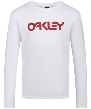 Men's Oakley Mark II Long Sleeve Regular Fit T-Shirt - White