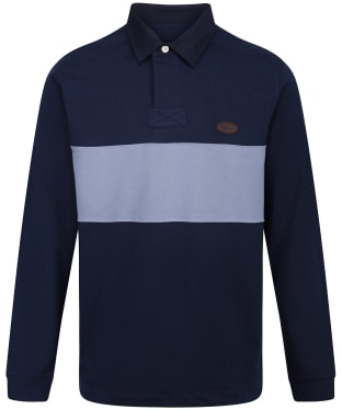 Men’s R.M. Williams Trentham Quilted Rugby Top - Blue / Navy