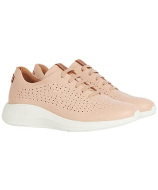Women's Barbour Kelly Trainers - Pink Leather