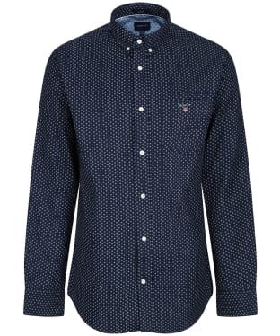 Men’s GANT Oxford Micro Print Shirt - Marine