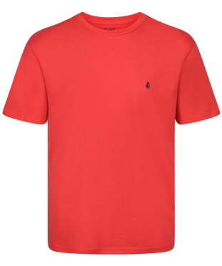 Men's Volcom Stone Blanks Basic Short Sleeve Cotton Tee - Cayenne