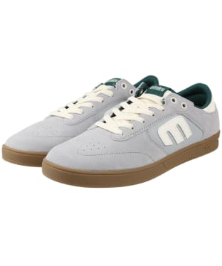 Men’s Etnies Windrow Streamline Suede Skate Shoes - Grey / White / Gum