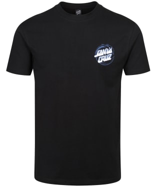 Santa Cruz Stipple Wave Dot T-Shirt - Black