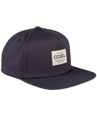 Coal The Uniform Lightweight Cotton Flat Brim Cap - Navy