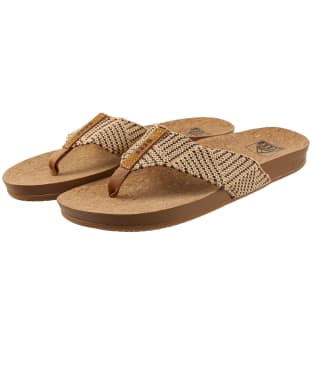 Women’s Reef Cushion Strand Flip Flops - Chocolate