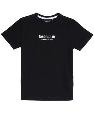 Boy's Barbour International Formular T-Shirt -10 -15yrs - Black