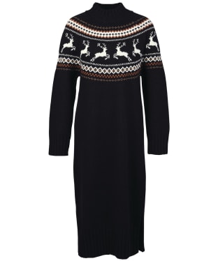 Women's Barbour Kingsbury Knitted Dress - Black