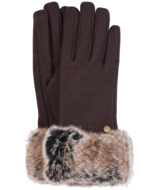 Women's Barbour Burford Gloves - Brown