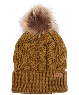 Women's Barbour Penshaw Cable Beanie - Trench