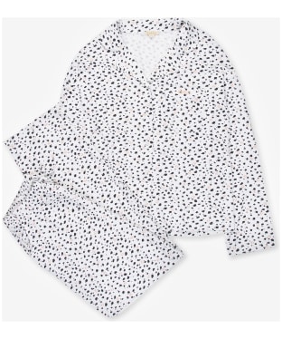 Women's Barbour Spot Pyjama Set - White Dalmatian