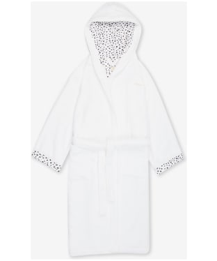 Women's Barbour Clara Dressing Gown - White