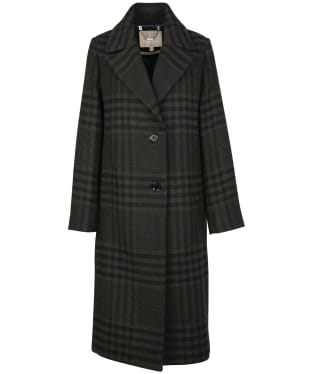 Women's Barbour Byron Wool Jacket - Green / Black / Monochrome