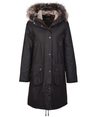 Women's Barbour Stavia Waxed Jacket - Rustic / Classic