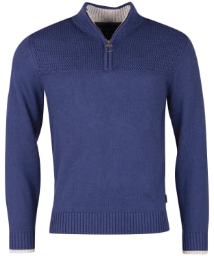Men's Barbour Shoal Half Zip Sweatshirt - Navy