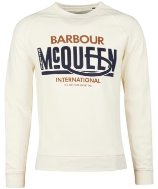 Men's Barbour International Randall Crew Sweatshirt - Whisper White