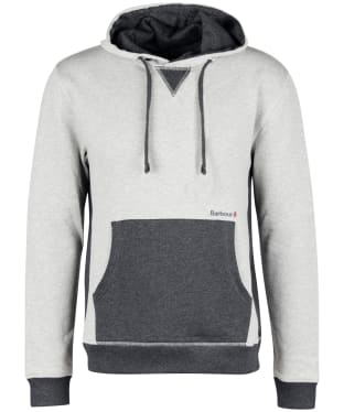 Men's Barbour Hake Popover Hoodie - Grey Marl