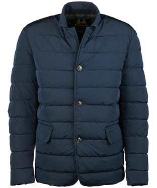 Men's Barbour Canning Quilted Jacket - Navy / Olive Night