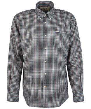Men’s Barbour Henderson Thermo Weave Shirt - Navy