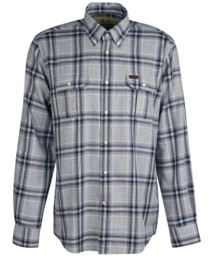 Men’s Barbour Singsby Thermo Weave Shirt - Grey Marl