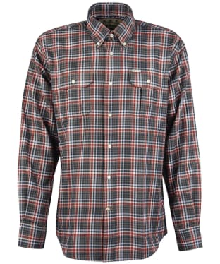 Men's Barbour Eastwood Thermo Weave Shirt - Olive