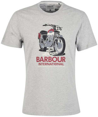 Men's Barbour International Tanner T-shirt - Grey Marl