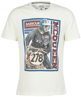 Men's Barbour International Delaney T-shirt - Whisper White
