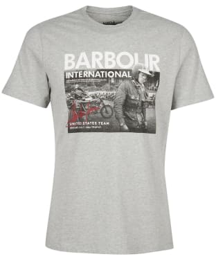 Men's Barbour International Carter T-shirt - Grey Marl