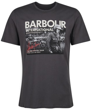 Men's Barbour International Carter T-shirt - Night Grey