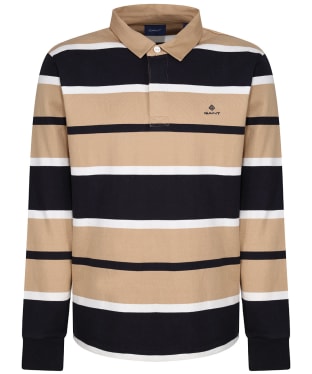 Men's GANT Stripe Rugger Shirt - Hazelwood Beige