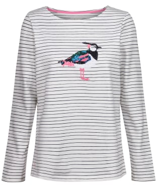 Women's Joules Harbour Luxe Top - Cream Lapwing