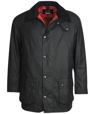 Men's Barbour Beausby Waxed Jacket - Black