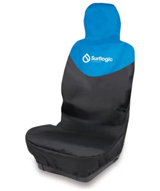 Surflogic Tough And Water Resistant Single Car Seat Cover - Black / Cyan