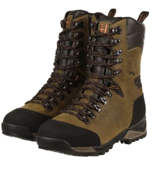 Men’s Härkila Forest Hunter Hi Gore-Tex Leather Boots - Willow Green