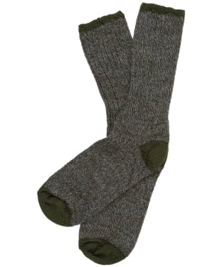 Pennine Byron Wool Rich Boot Socks - Derby / Olive