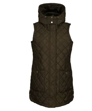 Women’s Joules Chatham Quilted Gilet - Heritage Green