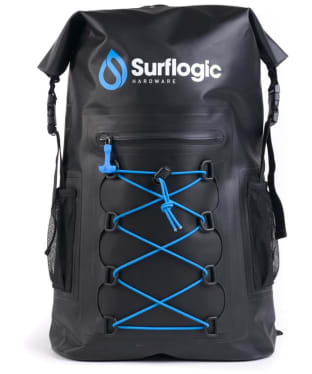 Surflogic Pro Dry Waterproof Roll-Top Backpack 30L - Black