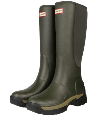 Women's Hunter Field Balmoral Hybrid Tall Wellington Boots - Dark Olive