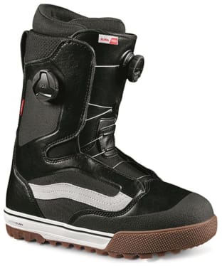 Men's Vans Aura Pro Double BOA Snowboard Boots - Black / White